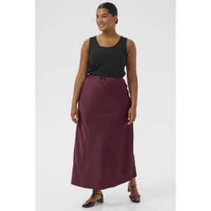 Kaffe Curve A-lijn rok donkerrood