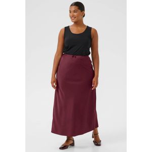 Kaffe Curve A-lijn rok donkerrood
