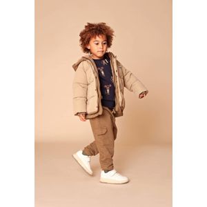 Stains & Stories - Jas - Groen - Jongens Winterjas