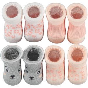 Apollo new born sokken - set van 4 in een geschenkset multi