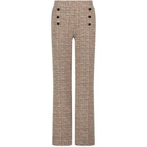 Tramontana high waist straight fit stretch broek multi