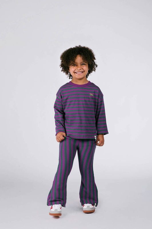 The New Chapter - Flared Broek - Streep - Lange Pasvorm