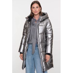 Geisha - Winterjas - Metallic - Capuchon - Lange Mouwen