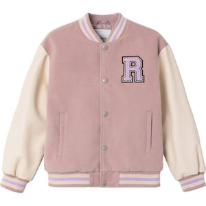 NAME IT KIDS bomberjack zomer NKFMOMBY roze/ecru