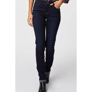 Morgan slim fit jeans donkerblauw