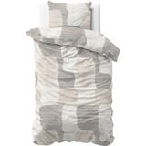 Sleeptime - Dekbedovertrek Dune - Grijs - 140x200x220 + 1 Kussensloop 60x70