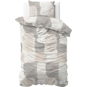 Sleeptime - Dekbedovertrek Dune - Grijs - 140x200x220 + 1 Kussensloop 60x70