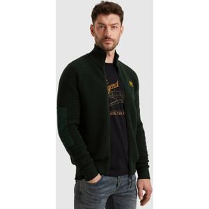 PME Legend - Vest - Groen - Effen - Opstaande Kraag met Rits