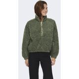 ONLY fleecetrui groen