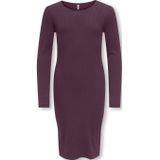 KIDS ONLY GIRL - Midi Jurk - Donkerrood - Bodycon Model