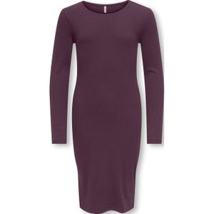 KIDS ONLY GIRL - Midi Jurk - Donkerrood - Bodycon Model
