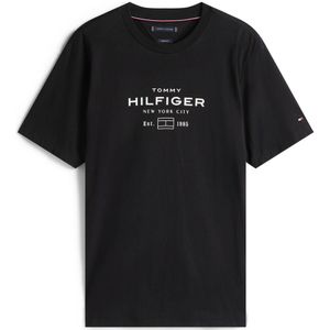 TOMMY HILFIGER - Shirt - Zwart/Wit - T-shirt