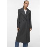 Vmgarner - Jas - Lang - Omkeerbaar - Knoopsluiting met Dubbele Knopenrij