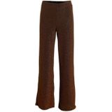 KIDS ONLY GIRL wide leg broek KOGQUEEN zwart/brons