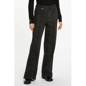 Morgan high waist wide leg jeans grijs