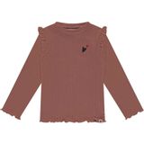 Stains&Stories longsleeve oudroze rib gebreid