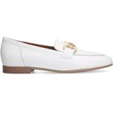 No Stress leren loafers wit