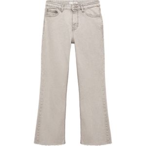 MANGO TEEN cropped flared jeans changeant grijs