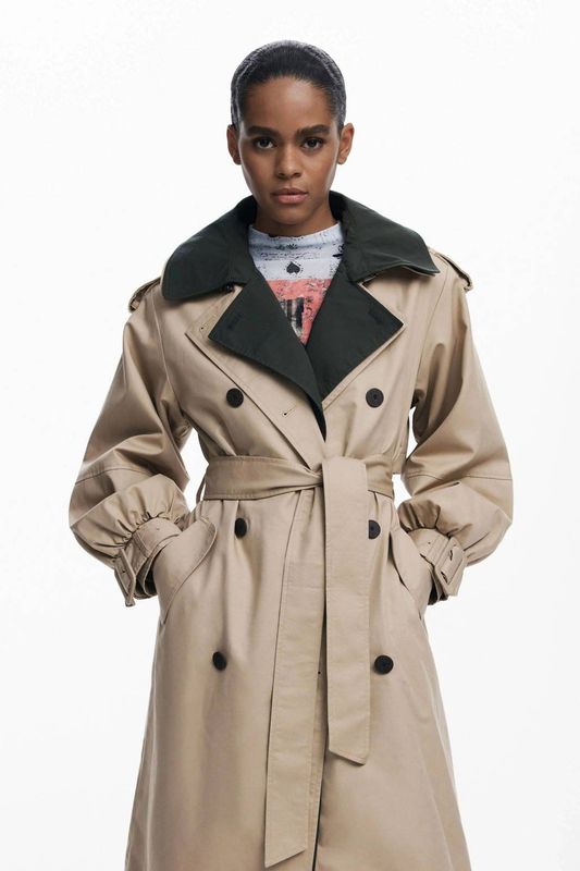 Desigual trenchcoat beige