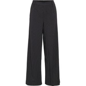 VILA high waist wide leg broek VIVARONE met krijtstreep