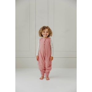 Meyco - Baby Studio Collection Bow - Slaapoverall Jumper - Rose - 80cm - 2.0 TOG