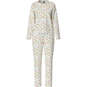 PIECES pyjama PCFREYA met kerst print ecru