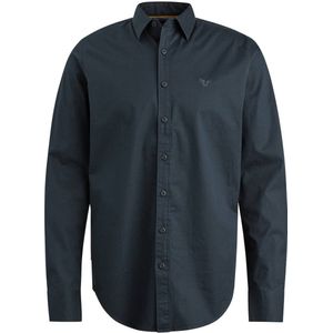 PME Legend regular fit overhemd met logo donkerblauw