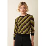 King Louie - Agnes Top Razzle - Gebreide Trui - Groen