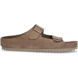 Manfield suède slippers beige