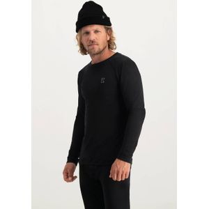 Poederbaas Thermoshirt Lightweight - Heren - Zwart - Maat M