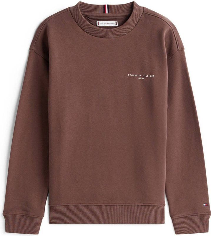 Tommy Hilfiger sweater donkerbruin