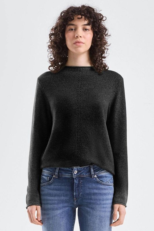 QS pullover antraciet