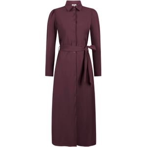 Zoso travelstof blousejurk donkerrood