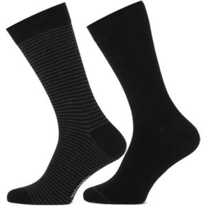 Marcmarcs sokken Arthur met print - set van 2 zwart