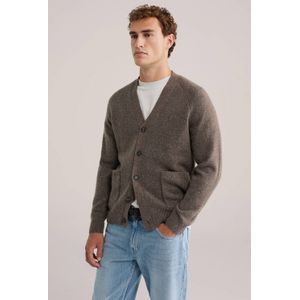 WE Fashion - Heren Slim Fit Vest - Wolmix