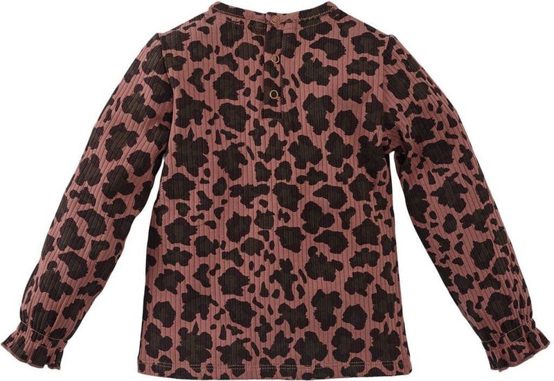 Z8 - Jaina - Longsleeve - Bruin - Panterprint