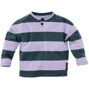 Z8 - mini longsleeve Isaac - Lila/Groen - Katoen met Elastaan