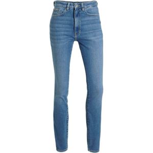 BOSS high waist skinny jeans medium blue denim