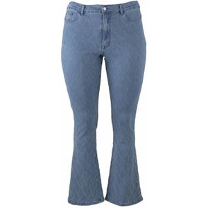 STUDIO flared jeans medium blue denim