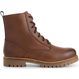 Travelin' - Kvaloya - Veterboots - Cognac - Leer