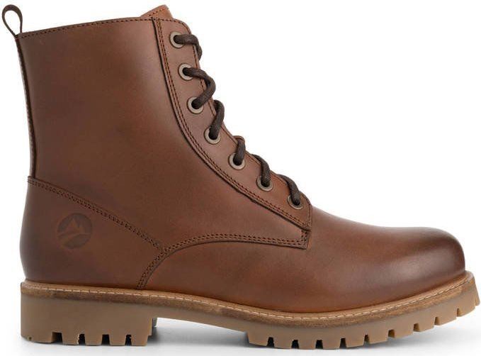 Travelin' - Kvaloya - Veterboots - Cognac - Leer