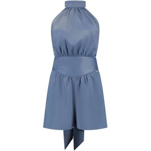 NIKKIE satijnen playsuit blauw