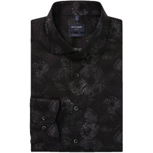 OLYMP - Luxor - Overhemd - Zwart - Modern Fit - Royal Kent