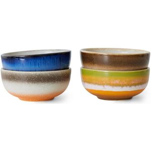 HKLIVING kom 70s (Ø8,3 cm) (set van 4)
