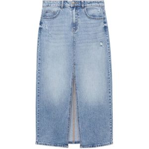 MANGO TEENS spijkerrok medium blue denim