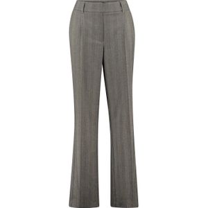 Expresso - Straight Regular Waist - Pantalon - Grijs - Lang - Geweven Materiaal