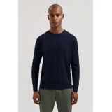 Dstrezzed gebreide trui met wol beige