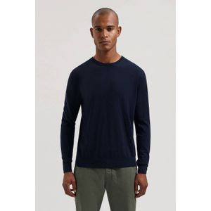 Dstrezzed gebreide trui met wol beige