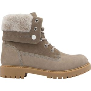 Landrover gevoerde leren veterboots taupe