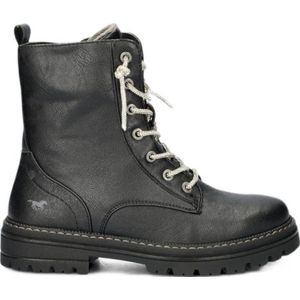 Mustang gevoerde veterboots zwart